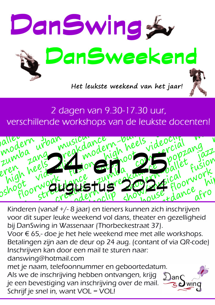 flyer dansweekend 2024